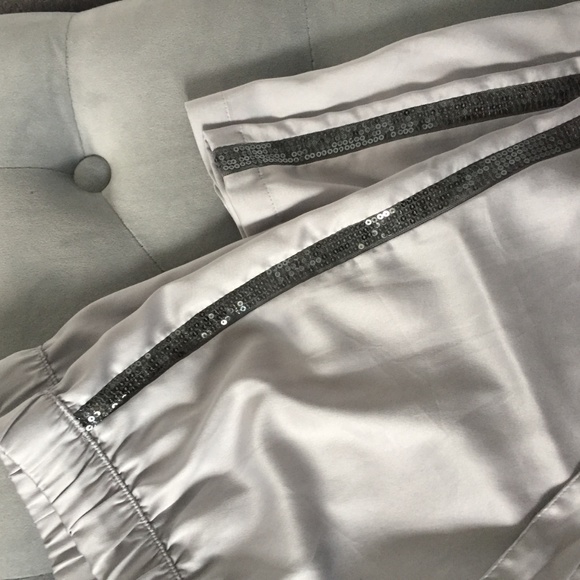 Afterhours satin sequin silver pajama pants - Picture 5 of 13